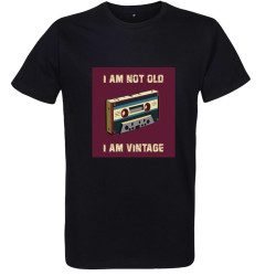 t shirt "I am not old, I am vintage" - pour homme - Atypics
