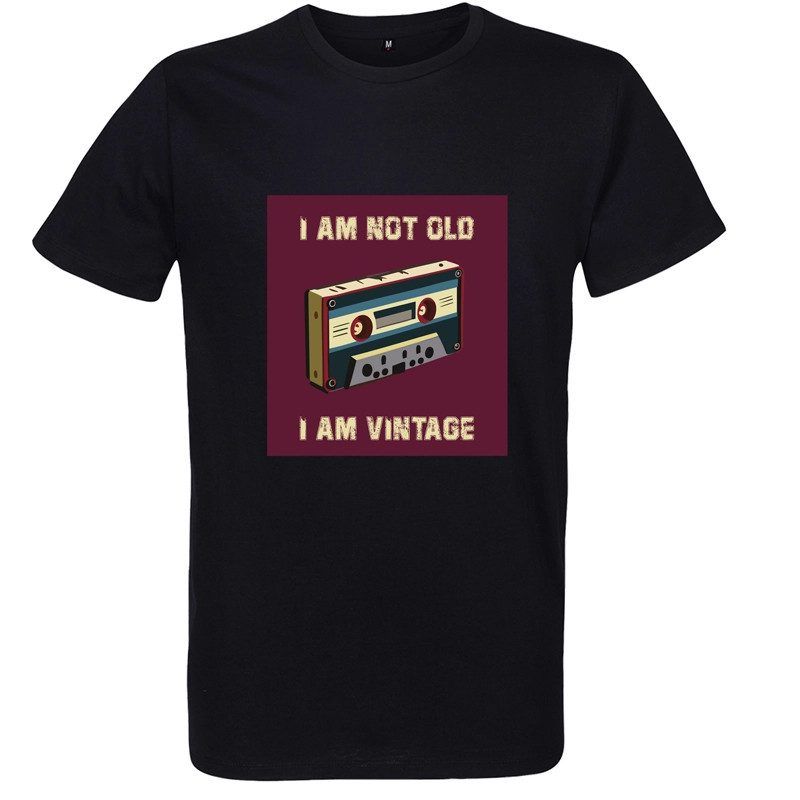 t shirt "I am not old, I am vintage" - pour homme - Atypics