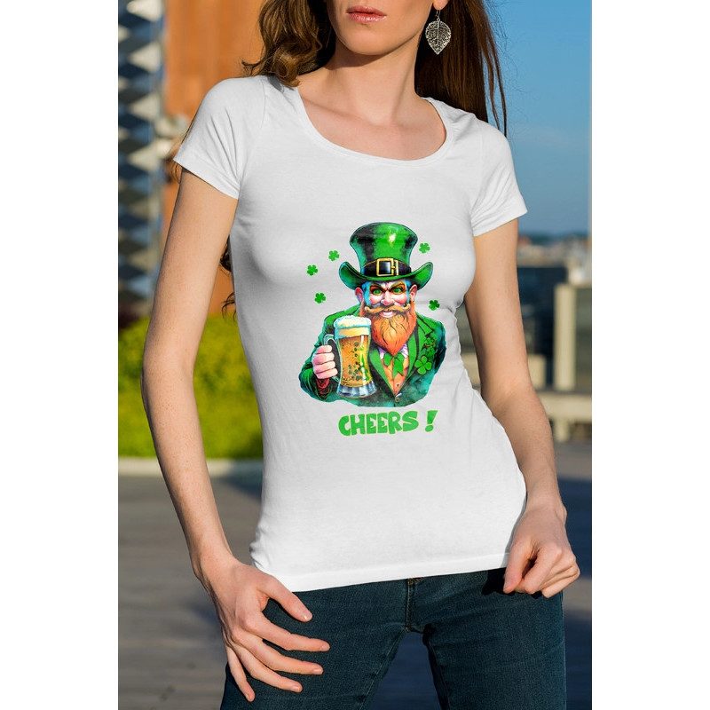 T shirt leprechaun - femme T shirt leprechaun - femme