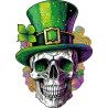 Tee-shirt tête de mort Saint Patrick pour femme | Atypics
