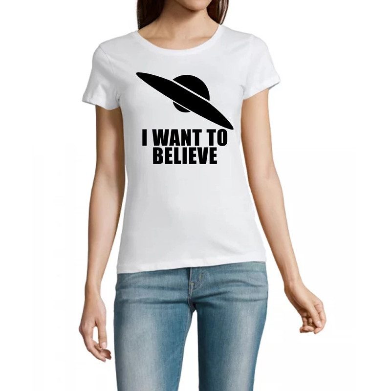 T-Shirt I want to believe - pour femme T-Shirt I want to believe - pour femme