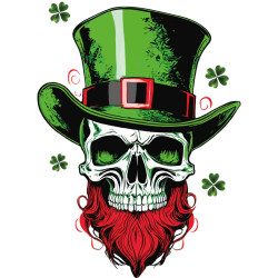 Tee-shirt Saint Patrick crane trèfles - pour femme - Atypics