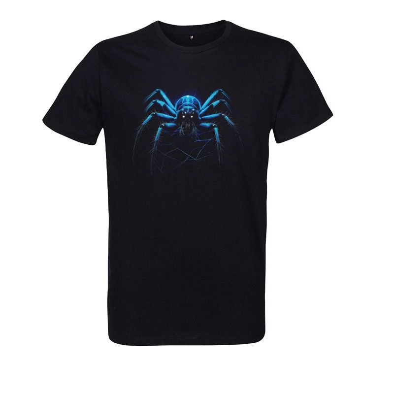 t-shirt homme noir imprimé araignée t-shirt homme noir imprimé araignée