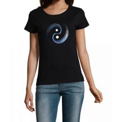 T Shirt yin yang pour femme