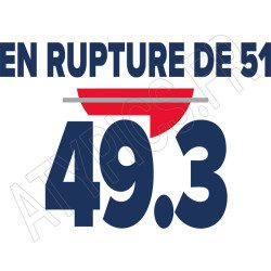 T Shirt 49.3 rupture 51 - pour femme