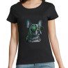 T-Shirt Bouledogue Matrix - pour femme