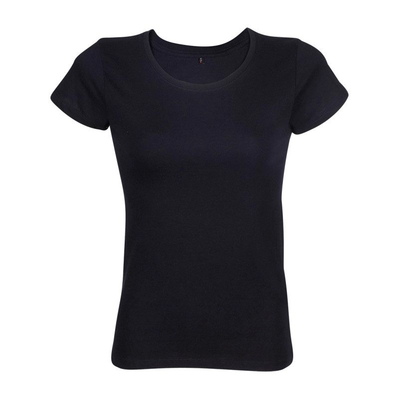 T-shirt Noir Tempo RTP femme personnalisable | Atypics T-shirt Noir Tempo RTP femme personnalisable | Atypics