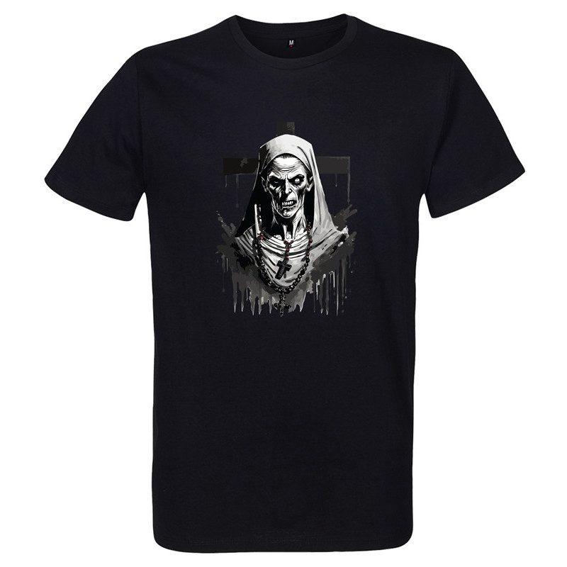 T Shirt Nonne Maléfique - pour Homme - Atypics T Shirt Nonne Maléfique - pour Homme - Atypics