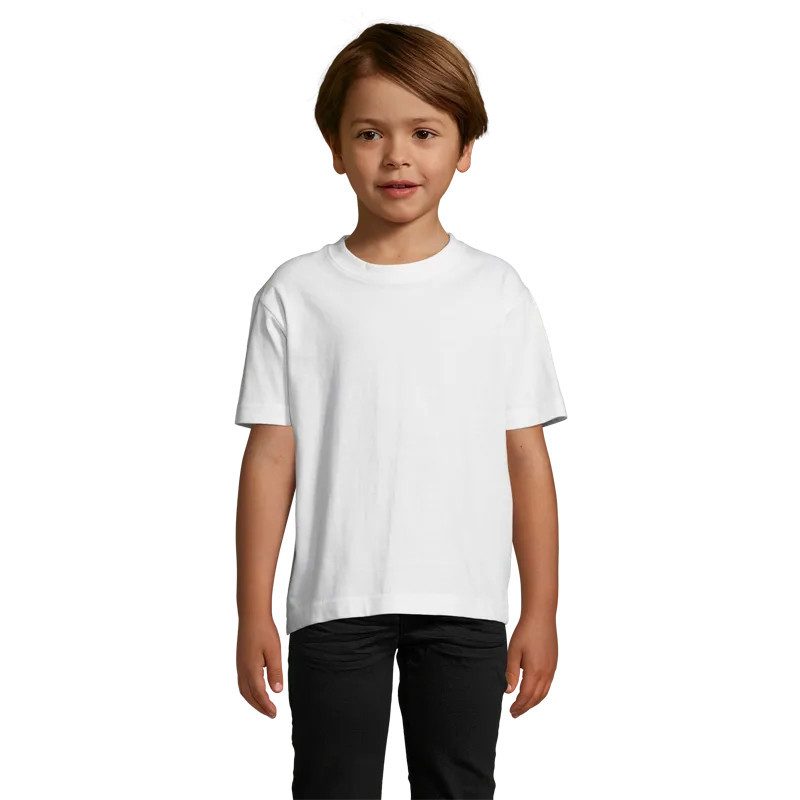 t-shirt personnalisable imperial kids blanc t-shirt personnalisable imperial kids blanc