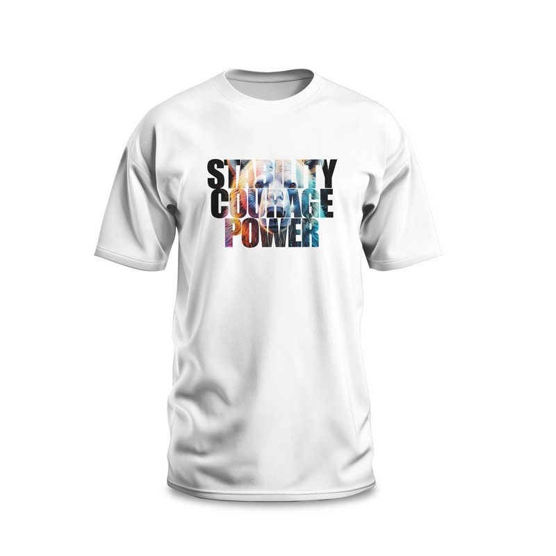 t-shirt stability courage power t-shirt stability courage power