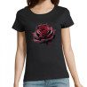 T Shirt Rose Gothique- pour femme