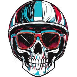 T Shirt Skull Biker- pour femme