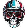 T Shirt Skull Biker- pour femme