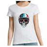 T Shirt Skull Biker pour femme