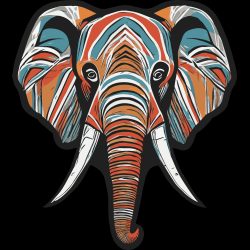 T Shirt éléphant- pour femme