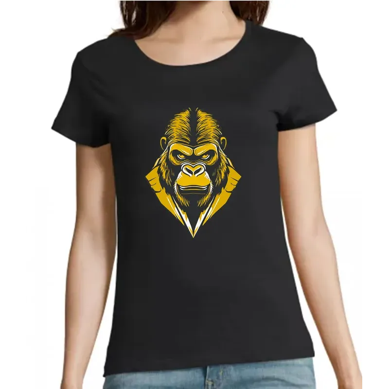 T Shirt singe planète- pour femme T Shirt singe planète- pour femme